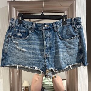 Universal Thread Blue Distressed Jean Shorts